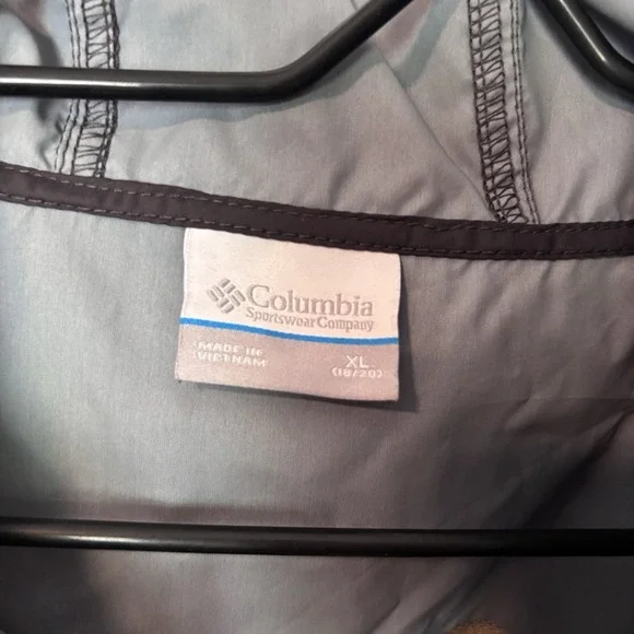 Columbia Youth Jacket Glennaker Windbreaker  Coat SZ XL Olive Green Gray - Picture 3 of 7